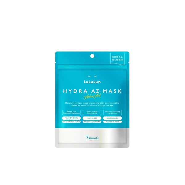 Lululun Hydra-AZ Mask  - Azulene Acid Soothing Moisture Sheet Mask (7 Sheets)