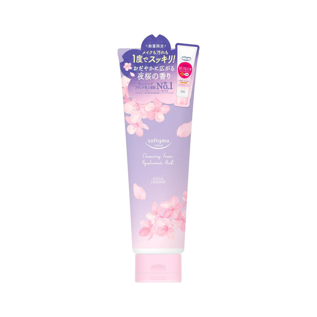 KOSE : Softymo Hyaluronic Acid Cherry Blossom Cleansing Wash 210ml