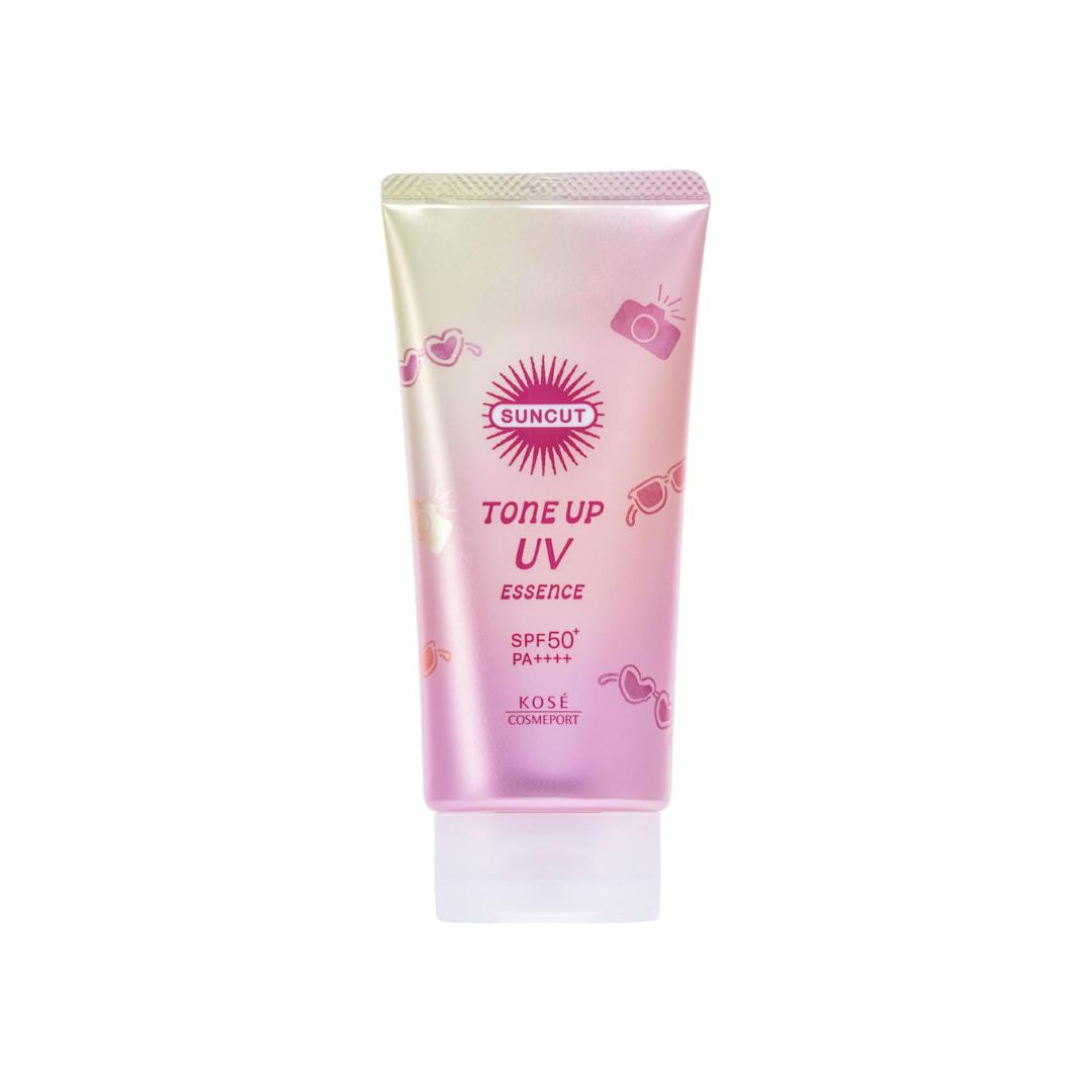 KOSE Suncut Tone Up UV Essence Pink SPF50+ PA++++ 80g