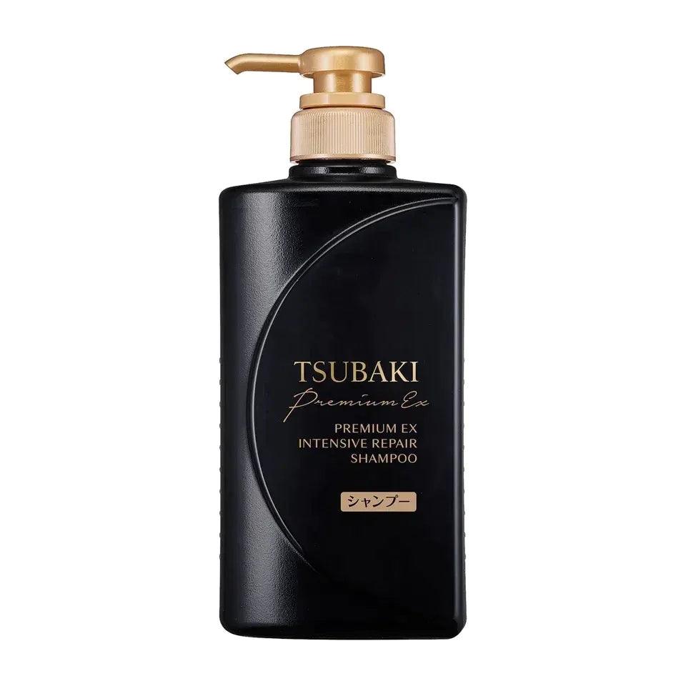 Shiseido Tsubaki Premium EX Japanese Camellia Shampoo for Damaged Hair 490ml - ichigo.ae