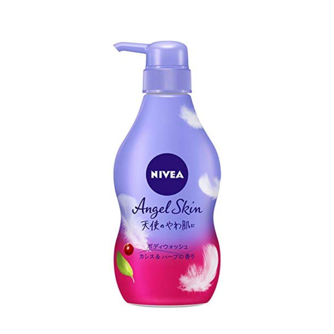 Kao Nivea Angel Skin Body Wash, Cassis & Herb Scent 480ml - ichigo.ae