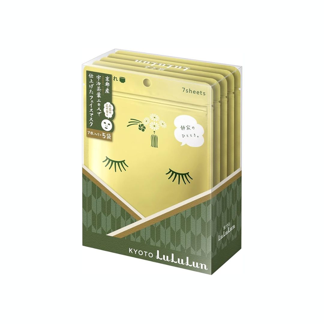 Lululun Face Mask Pack Kyoto Lululun (Tea Flower Scent), 7 Sheets