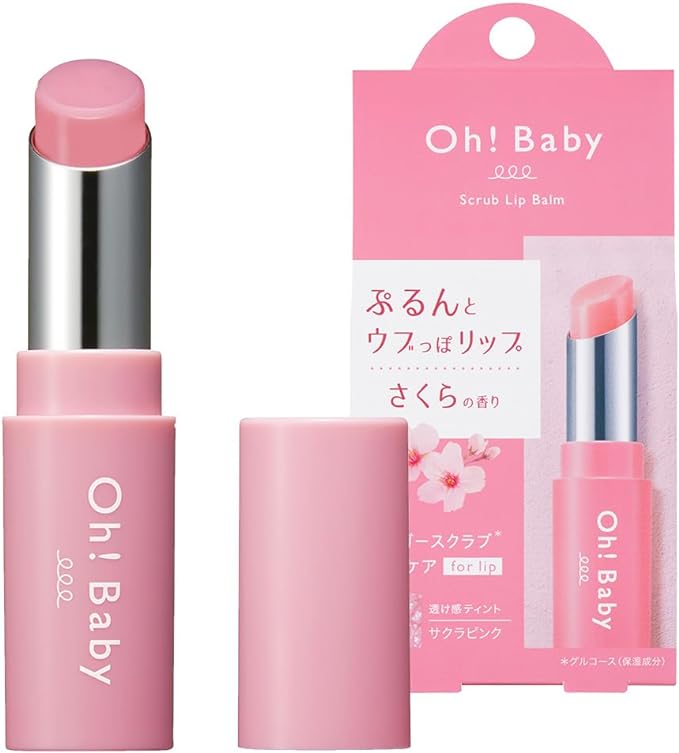 Oh! Baby Scrub Lip Balm SA (Cherry Blossom) - ichigo.ae