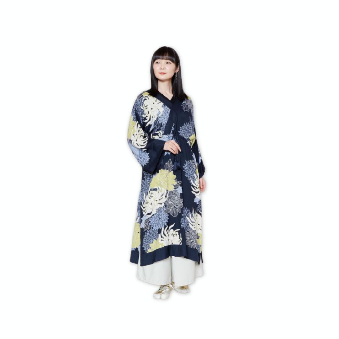 Summer Chrysanthemum Yukata Dress