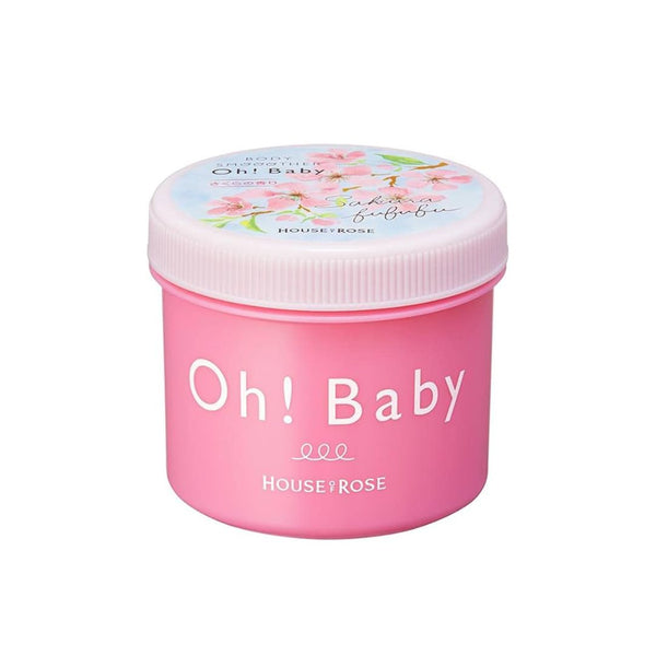 House of Rose Oh Baby ! Body Scrub (Sakura Scent) 12.3 oz (350 g) - ichigo.ae