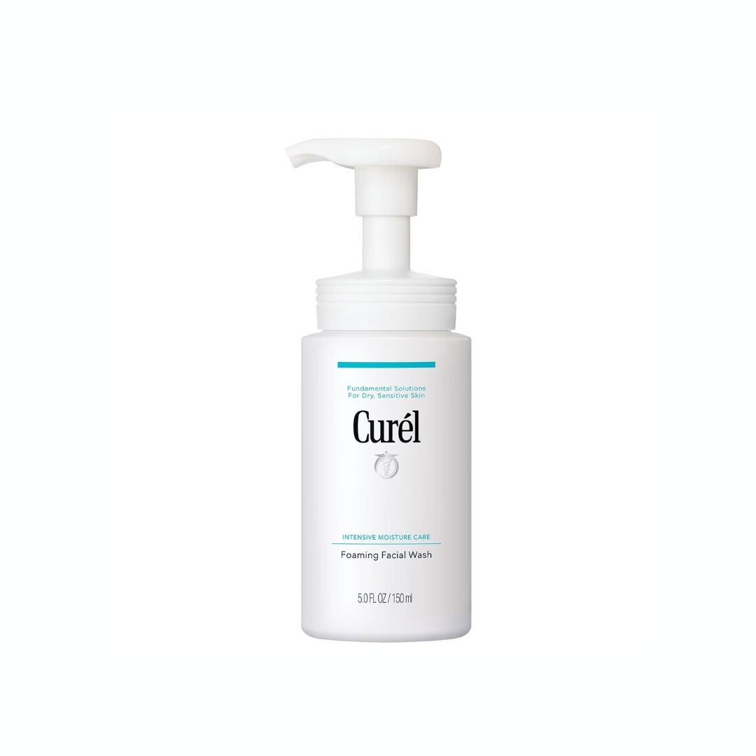 Curel Foaming Facial Wash for Dry, Sensitive Skin 150ml